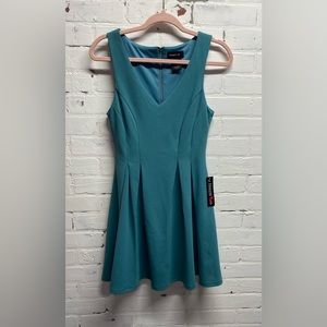 NWT TEEZE ME A-LINE DRESS SIZE 5/6 IN TEAL